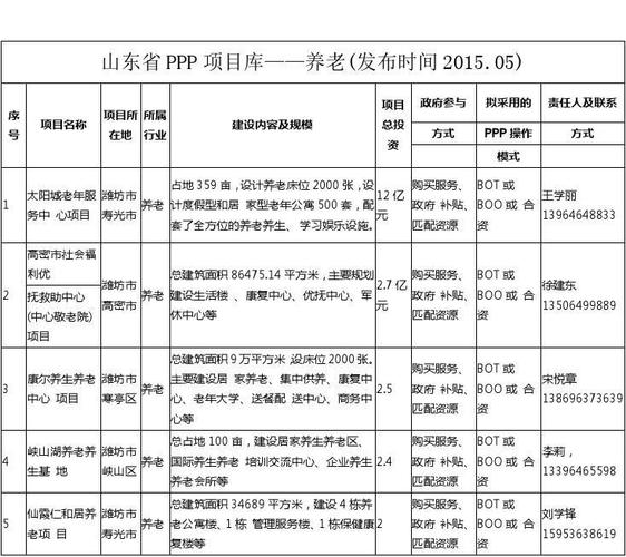 山东最新三PPP项目名单解析