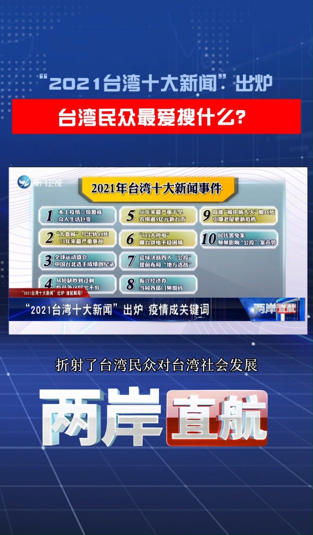 台湾今日政治、经济与社会动态综述，最新新闻概览